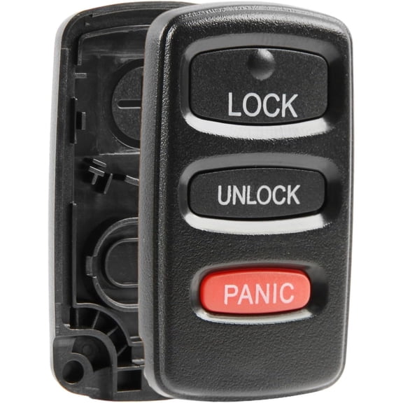 Key Fob Keyless Entry Remote Shell Case & Pad fits Mitsubishi 2002-2006 Eclipse / 2004-2006 Endeavor / 1998-2006 Montero / 1999-2004 Montero Sport / 2003-2006 Outlander