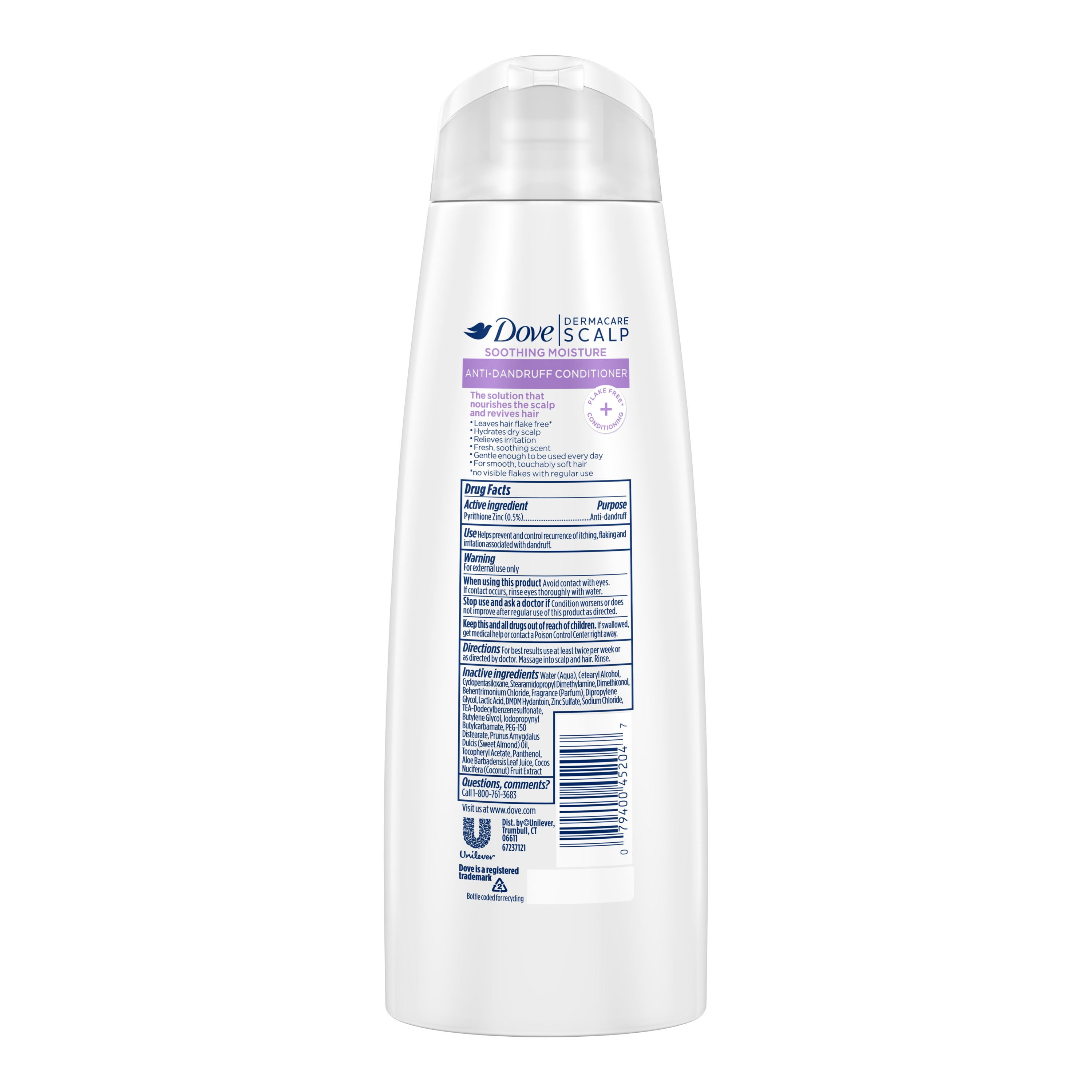 Dove Dermacare Scalp Anti-Dandruff 2-in-1 Shampoo & Conditioner Clean & Fresh 12 oz