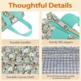 thumbnail image 4 of Maltese Dog and Flower Floral Insulated Lunch Bag for Women & Adults,Large Portable Soft Cooler Lunch Bag,Thermal Food Storage Tote with Pearl Cotton,8.66L,8.75x5.75x9.5 Inch, 4 of 6