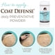thumbnail image 4 of COAT DEFENSE Polvo preventivo diario para caballos - Acondicionador de piel equina seguro y eficaz Sweet Itch Skin Funk & Rain Rot - Champú seco para caballos Fórmula de 16 oz con todos los ingredient, 4 of 8