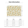 thumbnail image 5 of Yiaed Leopard Print Print Blanket Throw Blanket Soft Cozy Flannel Blanket for Home Bed Sofa Couch Chair-60"x50", 5 of 6