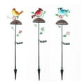thumbnail image 1 of Luxen Home Set of 3 Bird Solar Light Garden Stakes, 1 of 1
