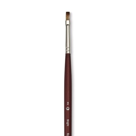 Royal & Langnickel SableTek Brush - Bright, Short Handle, Size 2