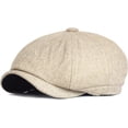 thumbnail image 3 of CoCopeaunts Spring Autumn Newsboy Caps for Men Fashion Octagonal Hat Flat Cap Women British Style Berets Vintage Painter Hat, 3 of 8