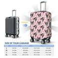 thumbnail image 4 of Yiaed French Bulldog Print Travel Luggage Cover Suitcase Protector Fits 18-32 Inch Luggage Wheel Covers Patterned Elastic Luggage Anti-scratch（No luggage）-Medium, 4 of 5