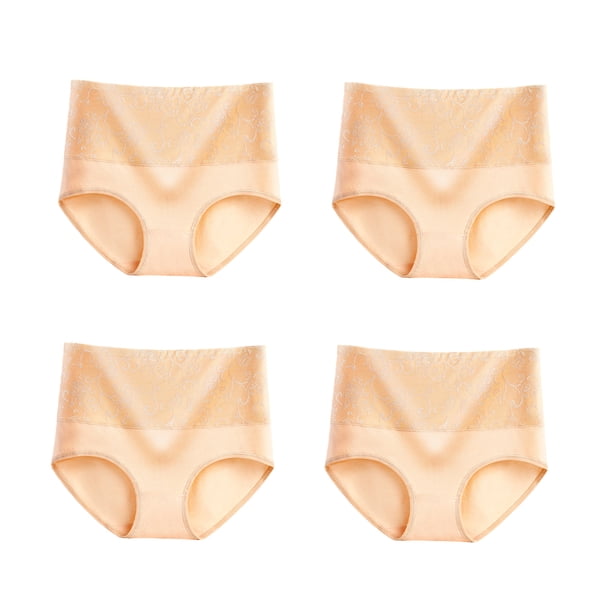 Qarigey Ropa interior de mujer, lencería moldeadora de cuerpo, calzoncillos elásticos sin rastro, bragas sexis, calzoncillos transpirables de Ropa interior Albaricoque XXL
