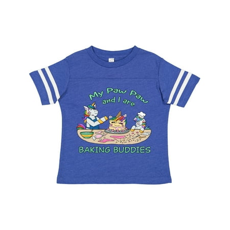 

Inktastic My Paw Paw and I Are Baking Buddies Gift Toddler Boy or Toddler Girl T-Shirt