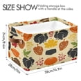 thumbnail image 3 of GZHJMY Thanksgiving Turkey Maple Large Storage Basket 1 Pack,Cute Koala Collapsible Toy Storage Box Laundry Basket with Handle,Used for Home Closets, Offices, Bedrooms, 3 of 7