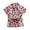 a40-Red, variant on KPOPLK Toddler Boy's 2 Piece Outfits Set for 6M 9M 12M 18M 2T 3T 4T Striped Short Sets Button Up Shirt and Shorts Clothes Sets(12-18 Months,White)