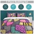 thumbnail image 2 of Colorful Patchwork Quilt Design Bedding Set Couple Bedclothes Pillowcase Customized Home Textiles Bed Set for Bedroom Decoration, 2 of 6