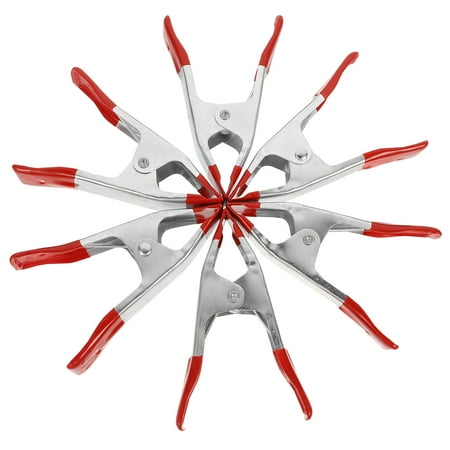 

6pcs Multi-use Alligator Clamps Steel Clips Electricity Working Clips (6 inch)