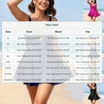 thumbnail image 2 of Enjoytime One Piece Swimsuit Women Tummy Control Cutout Ruching Skirt Bikini Drying Modest Swim Dresses Plus Size Bathing Suit, 2 of 7