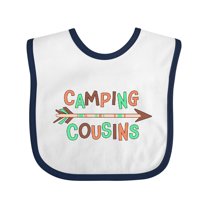 Inktastic Camping Cousins- Arrow Boys or Girls Baby Bib