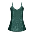 thumbnail image 6 of Patlollav Women Summer Tops Casual Sleeveless V-Neck Sequin Camis Blouse, 6 of 6
