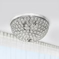 thumbnail image 4 of Lalia Home LHM-2000-CH Crystal Glam 2 Light Ceiling Flush Mount, Chrome, 4 of 4