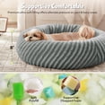 thumbnail image 2 of Cama para perros pequeños MIXJOY, 58 x 58 x 20 cm, lavable, color gris donut, 2 of 7