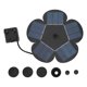 thumbnail image 1 of Uadme Bomba de Fuente Solar de 1.4W 180L/H Fuente de Agua con energía Solar Fuente de Agua Solar Bomba de Fuente de Agua con energía Solar Flotante al Aire Libre con 3 boquillas, 1 of 14