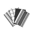 thumbnail image 3 of All-Clad Woven Bistro Kitchen Towels, 4-Pack, Black, 3 of 6