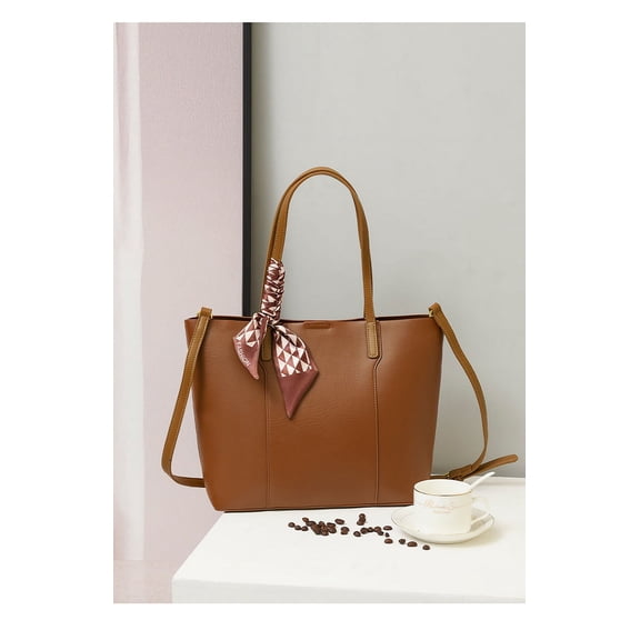 Large Capacity Bag Women's Handbag Soft Leather Shoulder Bag Fashion Simple Commuter Women's Bag