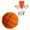 Orange, variant on Silent Basketball with Hoop–Indoor Basketball for Quiet Dribbling and Indoor Training,Pro PU Foam Ball,Foldable Hoop for Bedroom,Office & Home(Green,8 Inches Ball)