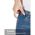 thumbnail image 6 of Compact Mirror, Glitter PU 1X/3X Magnification, Ultra Portable for Purses (Blue), 6 of 6
