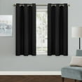 thumbnail image 2 of sasyxdc White Curtains Bedroom Curtains 63 inch Length Grommet Room Darkening Curtains for Living Room Vertical Blinds Privacy Thermal Insulated Curtains  1 Curtain Panel  52 x 63 Inch  P, 2 of 9