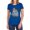 Royal, variant on Pencilled Rain Women's T Shirt, Royal, Large