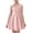 Pink, variant on Kaprioy Girls Party Dresses Casual Summer Dress Crew Neck Tween Sundress Party Dresses Birthday Dresss Summer Dress