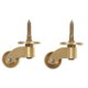 thumbnail image 2 of Furniture Casters 2Pcs Brass Universal Casters 360 Degree Rotation Load Bearing Capacity for DIY Enthusiasts, 2 of 3