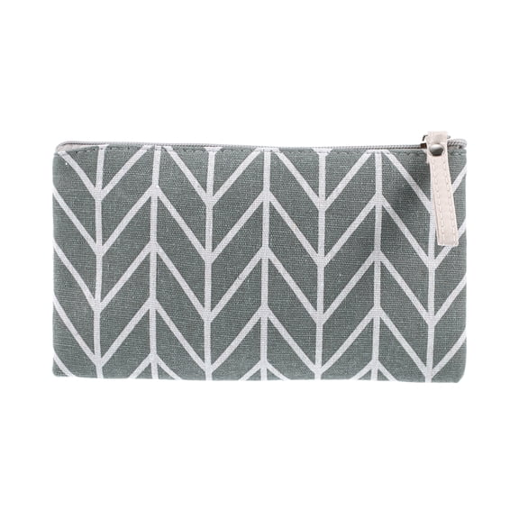 Unique Bargains Women Durable Large Cosmetic Bag for Travel Vacation Bathing Gym Gray