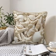 thumbnail image 6 of Kll Starfish And Sea Shells Decorative Throw Pillow Covers Velvet Soft For Couch Sofa Bedroom Living Room Outdoor -20"X20", 6 of 8