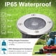 thumbnail image 4 of Paquete de 4 focos LED empotrables para exteriores, 3 W, IP65, 270 lúmenes, redondos, para terraza, jardín, camino, patio, garaje., 4 of 5