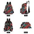 thumbnail image 4 of FORMRS Mini Backpack Purse for Women Travel Daypack Casual Shoulder Bag, Blue Abstract Lines, 4 of 7