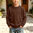 thumbnail image 4 of KICILVS Girls Knit Sweater Long Sleeve Crew Neck Jumper Tops Cute Fall Winter Knit Cozy Knitted Warm Soft Sweater Pullover 1-3 Years, 4 of 9