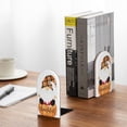 thumbnail image 5 of Naloa Autumn Gnomes-1 Wood Non-Skid Bookend for Shelves,Book Ends for Heavy Books, Book Stand for CDs,1 Pair, 5 of 7