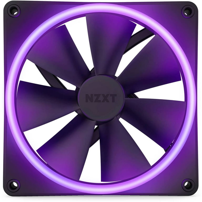 NZXT F140 140mm RGB DUO Fan, Matte Black, 2-Pack - Walmart.com