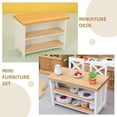 thumbnail image 2 of 1Set Unfinished Dollhouse Furniture 4.60X3.38X2.36In For Playtime, 2 of 8
