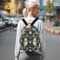 thumbnail image 7 of FORMRS Mini Backpack Purse for Women Travel Daypack Casual Shoulder Bag, Mystical Owls Pattern, 7 of 7