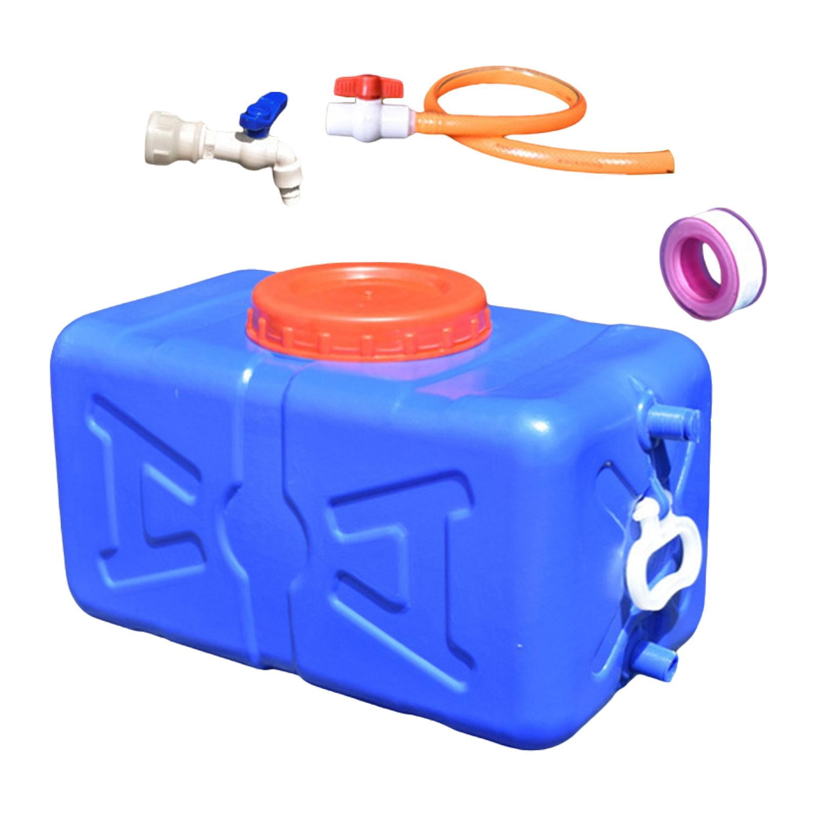 harayaa Utility Water Tank Reusable Horizontal Storage Bucket for Camping Garden Car blue 30kg