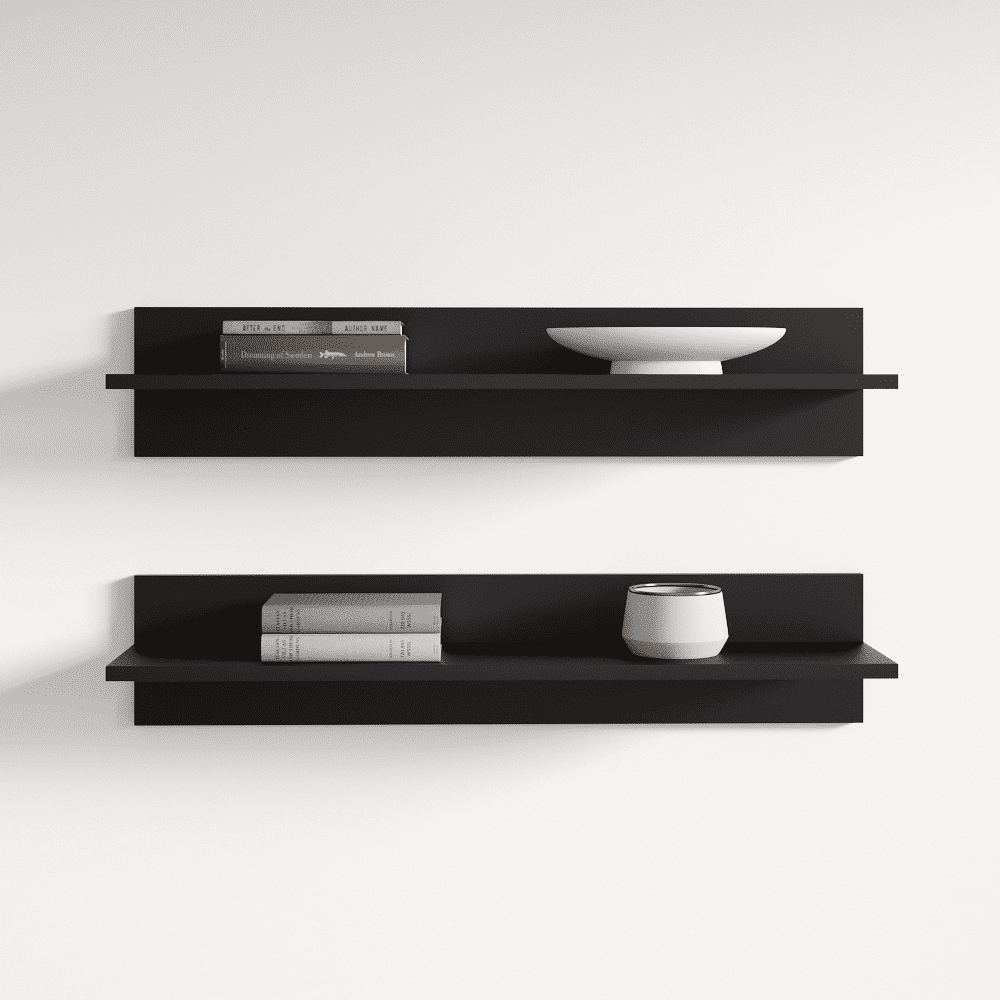 Fly Modular Wall Mounted Floating Shelf (Type-MX) Black