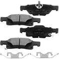 thumbnail image 2 of Rear Ceramic Brake Pads w/Hardware Kits Fits for Dodge Durango, Jeep Grand Cherokee-Ceramic Low Dust Brake Pad-4 Pack Fits select: 2014-2015 JEEP GRAND CHEROKEE LIMITED, 2 of 5