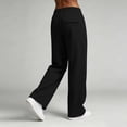 thumbnail image 4 of Mifsaly Womens Straight Leg Sweatpants High Waisted Lounge Pants with Pockets Casual Warm Comfortable Outwork Athletic Outfits, 4 of 8