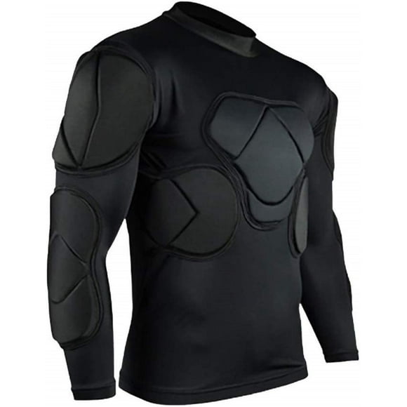 Jellybro Men's Padded Football Protective Gear Set Training Suit for Soccer Basketball Paintball Rib Protector