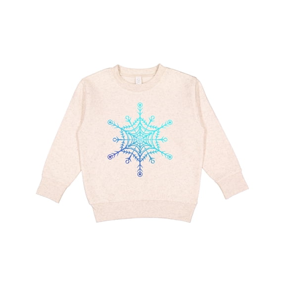Inktastic Christmas Blue Ice Snowflake Toddler Sweatshirt