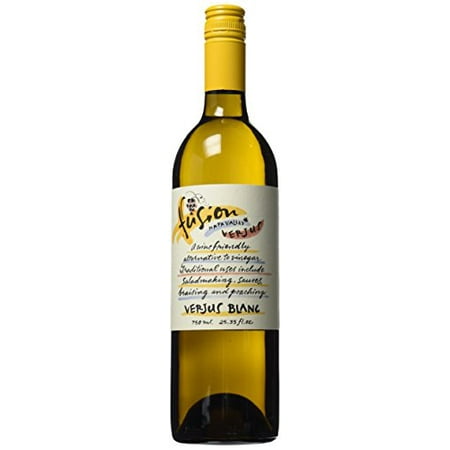 Fusion Napa Valley Verjus Blanc: Juice of Unripe Grapes, 25.35 fl.oz (750