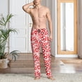thumbnail image 2 of Sikiie Plus Cross Mens Pajama Pants Sleep & Lounge Pants, PJ Bottoms With elastic waistb and Pockets Large, 2 of 6