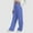 #Blue, variant on DPTALR Women's High Waist Baggy Wide Leg Joggers with Pockets Lightweight Comfy Drawstring,Blue,Size XL