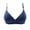 Blue, variant on DPTALR Womens Dailywear Bars Color Comfortable Hollow Out Perspective Bra Underwear No Rims