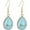 Light Blue, variant on Navy Blue Earrings Blue Dangle Earrings for Women Waterdrop Dangle Earring Hook Turquoise Gemstone Tear Drop Earring Fashion Jewelry Gifts