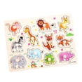 thumbnail image 3 of Tablero de madera de los números de las frutas, de los animales de dibujos animados y de la mano de los niños Vogacara WJ4210-03, 3 of 4